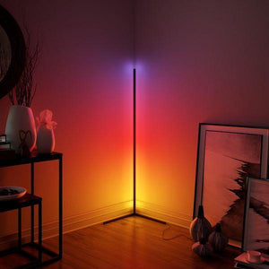 Corner Floor Lamp RGB Remote Control Floor Lamps for Living Room - Decotree.co Online Shop