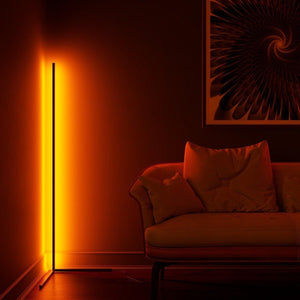 Corner Floor Lamp RGB Remote Control Floor Lamps for Living Room - Decotree.co Online Shop