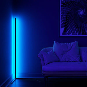 Corner Floor Lamp RGB Remote Control Floor Lamps for Living Room - Decotree.co Online Shop