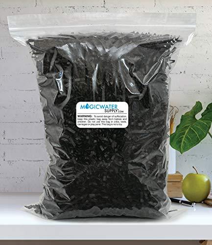 Crinkle Cut Paper Shred Filler for Gift Wrapping & Basket Filling - Black - Decotree.co Online Shop