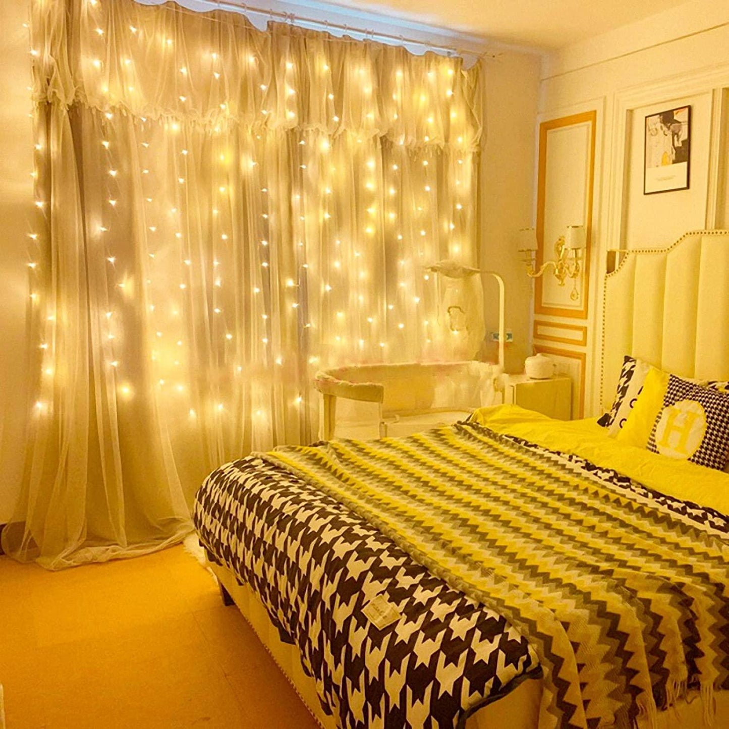 Curtain Lights Fairy String Twinkle Lights for Christmas - Decotree.co Online Shop