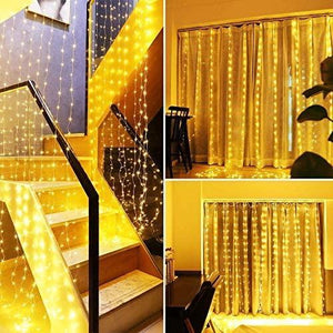 Curtain Lights with Remote, Curtain String Lights for Party - Decotree.co Online Shop