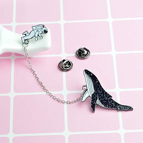 Cute Enamel Lapel Pin Set, 6pcs Cartoon Brooch Pin Badges for Clothes Bags Backpacks - Decotree.co Online Shop