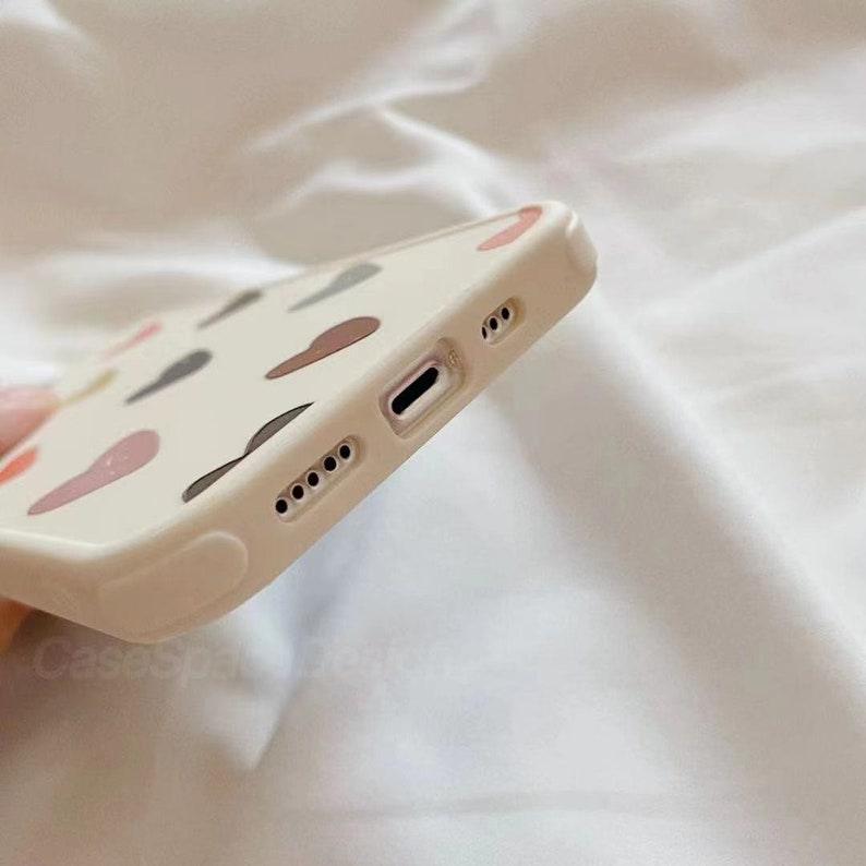 Cute Heart Floral iPhone 13 12 11 Pro Max case iPhone 13 12 mini case iPhone XR case iPhone XS Max Case iPhone 7 Plus 8 Plus iPhone SE Case - Decotree.co Online Shop