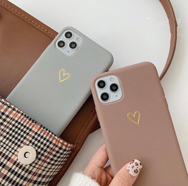 Cute Heart iPhone 13 12 11 Pro Max case iPhone 13 12 mini case iPhone XR case iPhone XS Max Case iPhone 7 8 Plus - Decotree.co Online Shop