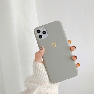 Cute Heart iPhone 13 12 11 Pro Max case iPhone 13 12 mini case iPhone XR case iPhone XS Max Case iPhone 7 8 Plus - Decotree.co Online Shop