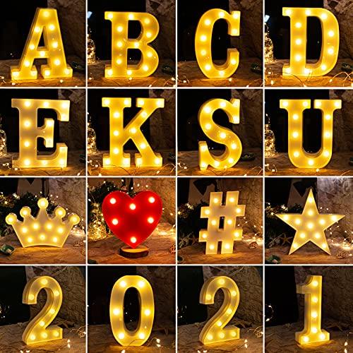 Decorative LED Marquee Lights Red Heart Shaped Light Up Sign for Wedding, Birthday, Party Night - Decotree.co Online Shop