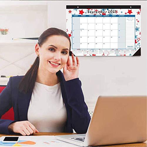 Desk Calendar 2021-2022: Large Monthly Pages 17 x 11-1/2 Inches Runs from July 2021 Through December - Decotree.co Online Shop