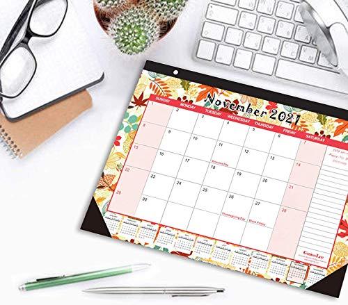 Desk Calendar 2021-2022: Large Monthly Pages 17 x 11-1/2 Inches Runs from July 2021 Through December - Decotree.co Online Shop