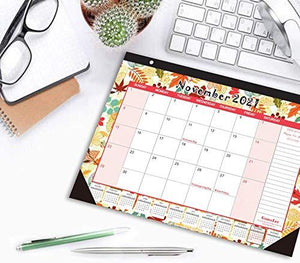 Desk Calendar 2021-2022: Large Monthly Pages 17 x 11-1/2 Inches Runs from July 2021 Through December - Decotree.co Online Shop