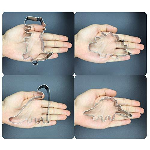 Dinosaur Cookie Cutters Set - 7 Piece Stainless Steel Cutters Molds - Decotree.co Online Shop