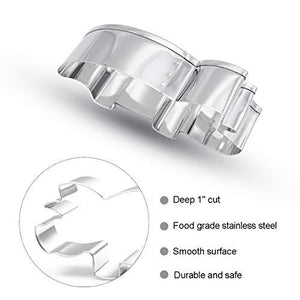 Dinosaur Cookie Cutters Set - 7 Piece Stainless Steel Cutters Molds - Decotree.co Online Shop