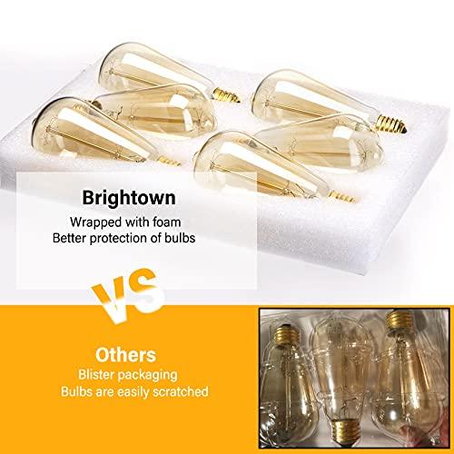 Edison Light Bulbs, 6Pcs Vintage 60 Watt Incandescent Light Bulbs - Decotree.co Online Shop