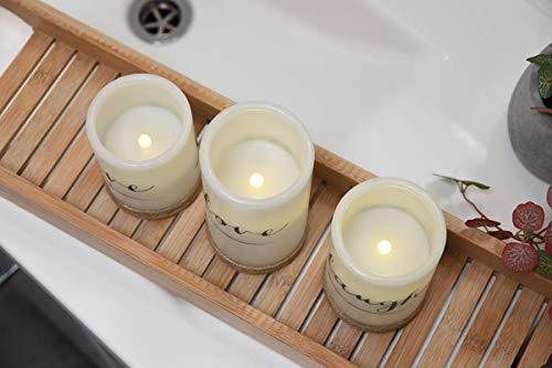 Flameless Candles - Set of 3 Flickering led Candles, Real Wax, Battery Operated. Beautiful Home Decor or Gift - Decotree.co Online Shop