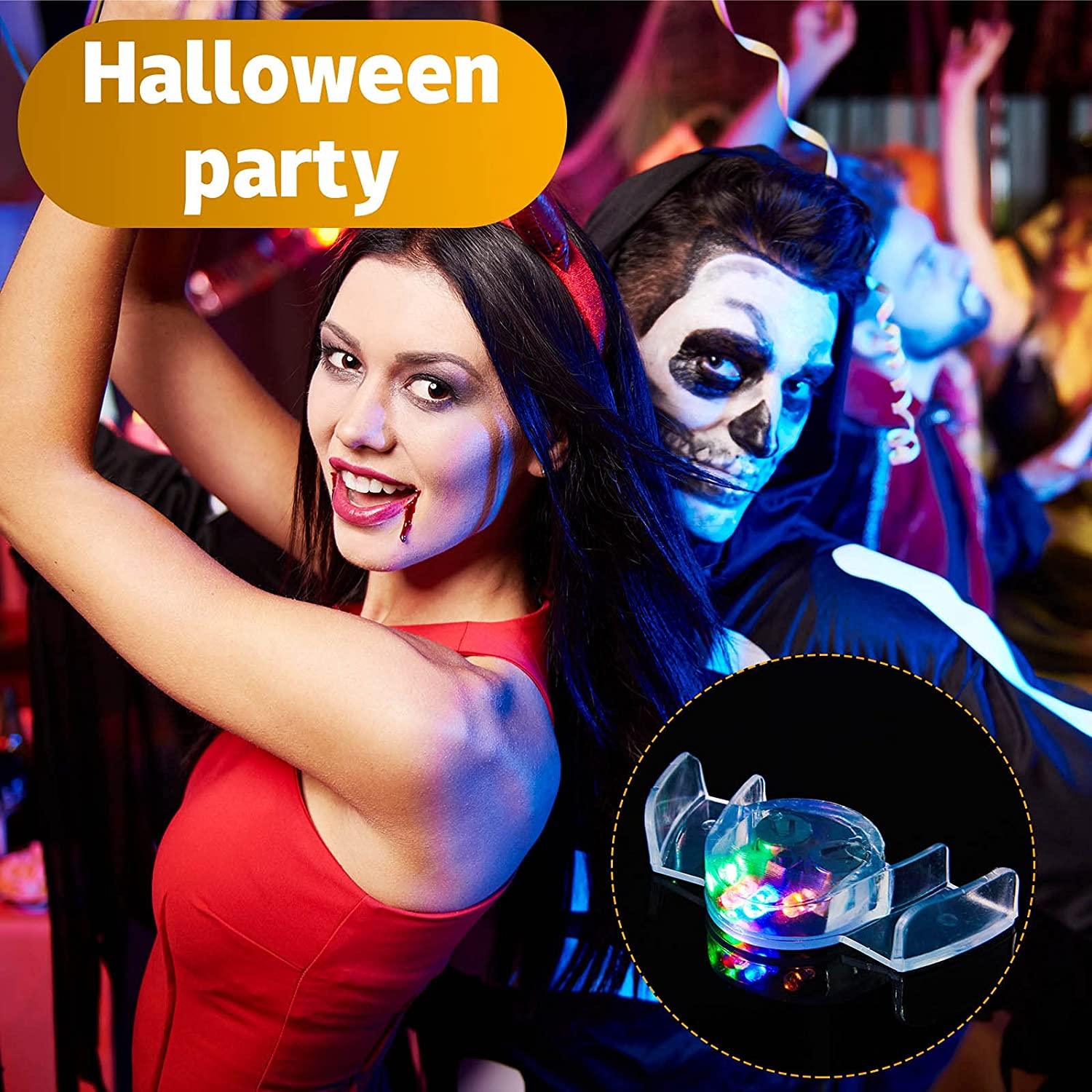Flashing Light Up LED Mouthpieces Party Favor Mouth Piece - Decotree.co Online Shop