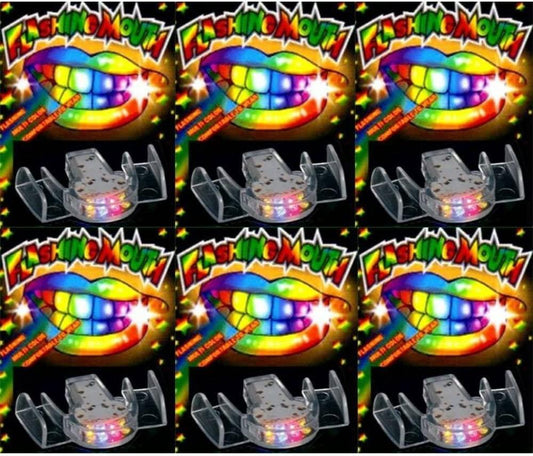 Flashing Light Up LED Mouthpieces Party Favor Mouth Piece - Decotree.co Online Shop