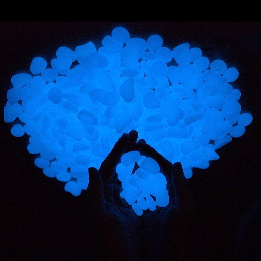 Glow in the Dark Garden Pebbles Glow Stones Rocks for Walkways - Decotree.co Online Shop