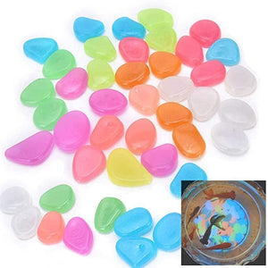 Glow in the Dark Garden Pebbles Glow Stones Rocks for Walkways - Decotree.co Online Shop