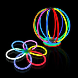 Glow Sticks Bulk Party Supplies 100 Piece Glow in The Dark Halloween Party Favors Pack for Kids/Adults - Decotree.co Online Shop