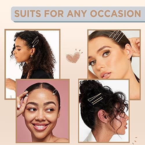 Hair Clips, 20 Pcs Hair Barrettes for Women & Girls, Acrylic Pearl Alligator Clips, Hair Accessories for Women - Decotree.co Online Shop