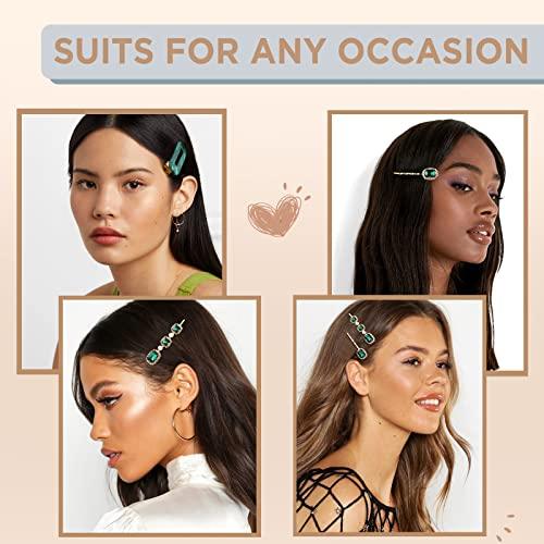 Hair Clips, 20 Pcs Hair Barrettes for Women & Girls, Acrylic Pearl Alligator Clips, Hair Accessories for Women - Decotree.co Online Shop