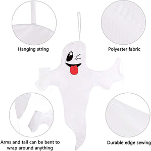 Halloween Ghost Hanging Decoration Outdoor Decor - Hallowmas Tree Hugger Friendly Spooky Party Supplies - Decotree.co Online Shop