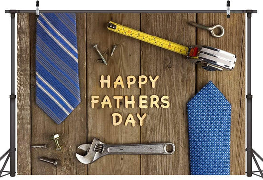 Happy Father's Day Backdrop Father's Day Wood Wall Photography Backdrops Fathers Day Party Decor - Decotree.co Online Shop