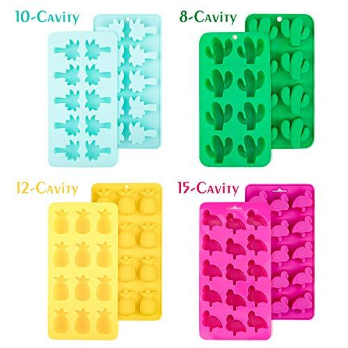 Hawaiian Silicone Chocolate Molds, Summer Tropical Candy Molds with Droppers Molds - Decotree.co Online Shop