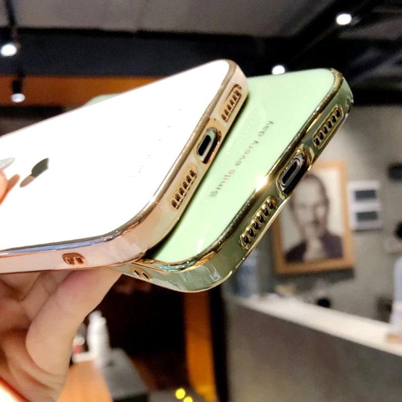 Heart Gold Accent Shockproof iPhone Case, iPhone 14 13 12 Pro Max Mini - Decotree.co Online Shop