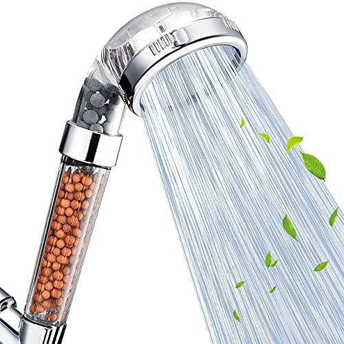 High Pressure Shower Head, Filter Filtration High Pressure Water Saving 3 Mode Function Spray Handheld Showerheads for Dry Skin & Hair - Decotree.co Online Shop