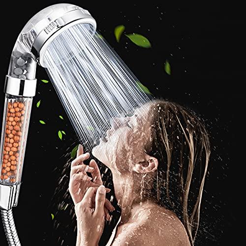 High Pressure Shower Head, Filter Filtration High Pressure Water Saving 3 Mode Function Spray Handheld Showerheads for Dry Skin & Hair - Decotree.co Online Shop