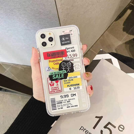 Hot Flight Ticket QR code tags soft Silicon Phone Case For iPhone - Decotree.co Online Shop