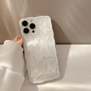 Butterfly Cute Animal Transparent iPhone 12 13 14 Pro Max Phone Case iPhone 13 12 Pro - Decotree.co Online Shop