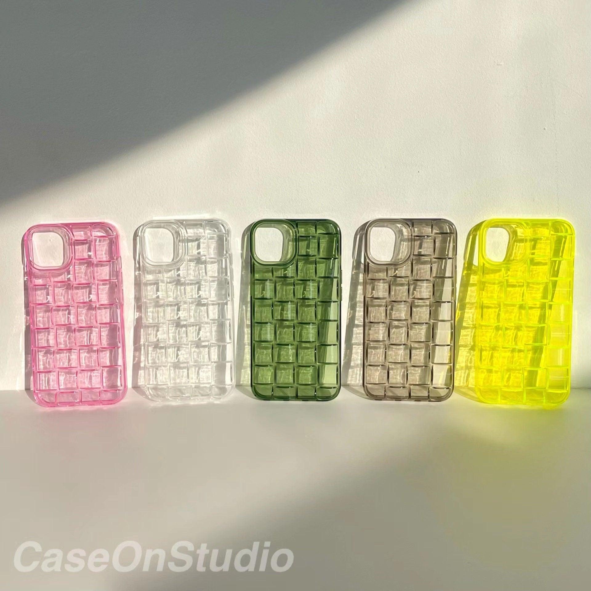 Green Weave Texture iPhone 14 13 12 11 Pro Max case iPhone 13 12 mini case iPhone XS Max Case iPhone XR iPhone 7 8 14 Plus iPhone SE Case - Decotree.co Online Shop