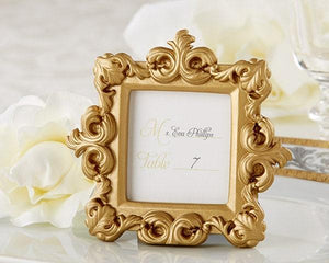 20pcs Gold Frame Wedding Table Number Mini Gold Place Card Frames Baroque Wedding Table Card Frame Gold Mini Picture Frames - Decotree.co Online Shop