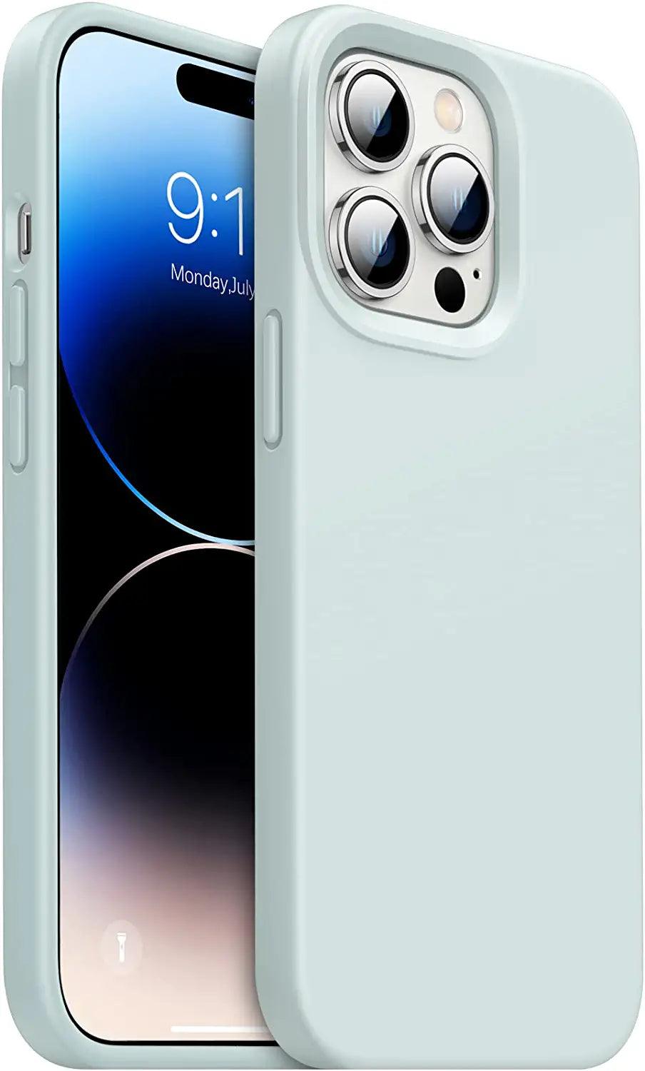 iPhone 14 Pro Max Silicone Case, [Military Grade Drop Protection] Anti-Scratch Microfiber Lining - Decotree.co Online Shop