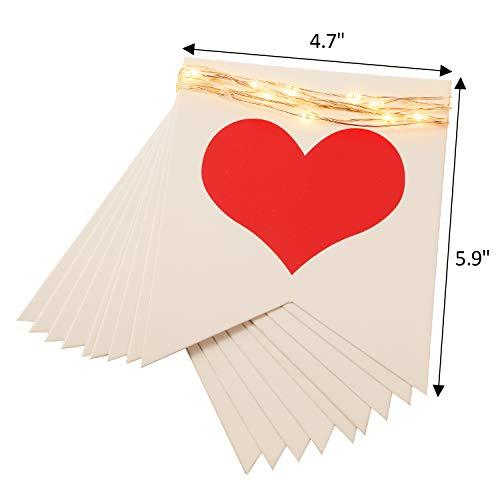 Just Married Banner, Wedding Bunting Banner with LED Fairy String Light, Hanging Sign Garland Pennant Photo Booth Props - Decotree.co Online Shop