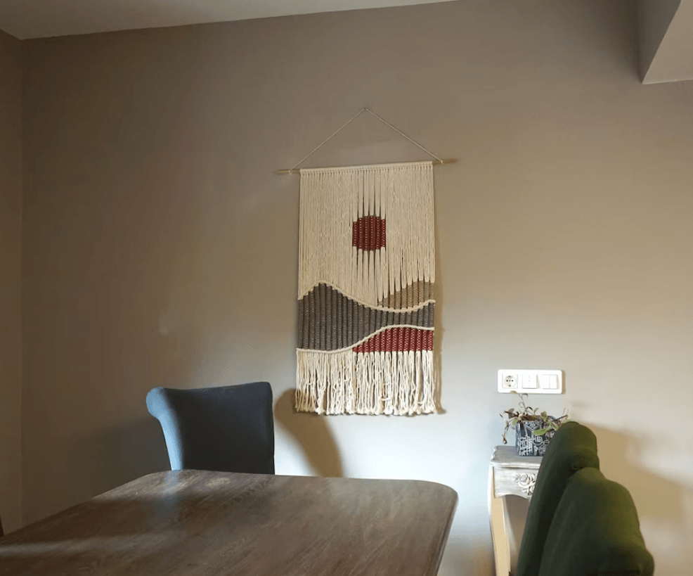Landscape Woven Wall Hanging | Boho Home Decor | Bohemian Decoration - Decotree.co Online Shop