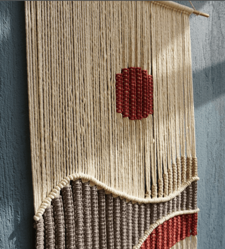 Landscape Woven Wall Hanging | Boho Home Decor | Bohemian Decoration - Decotree.co Online Shop