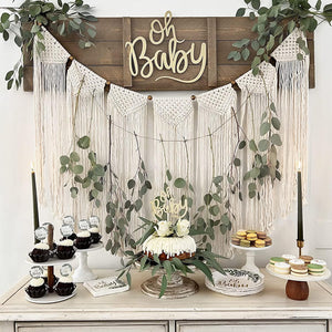 Large Macrame Wall Hanging Boho Tapestry Curtain Fringe - Decotree.co Online Shop