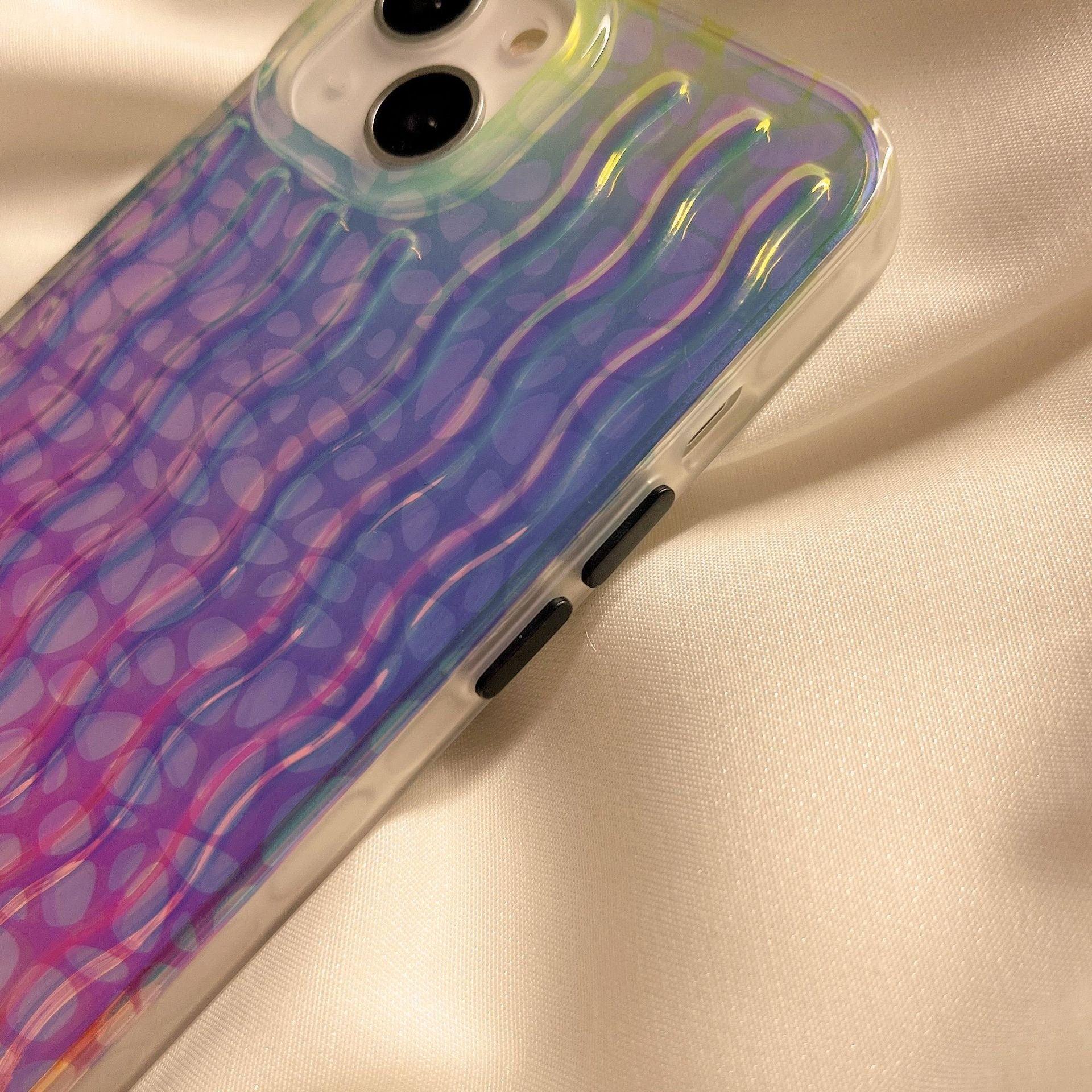 Laser Gradient Rainbow 14 Case Holographic iPhone 14 Pro Max 13 Pro Max case 13 12 Pro iPhone 11 - Decotree.co Online Shop