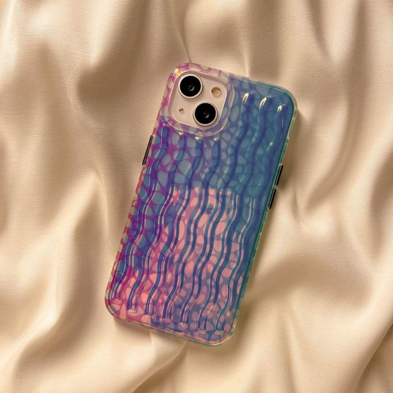 Laser Gradient Rainbow 14 Case Holographic iPhone 14 Pro Max 13 Pro Max case 13 12 Pro iPhone 11 - Decotree.co Online Shop