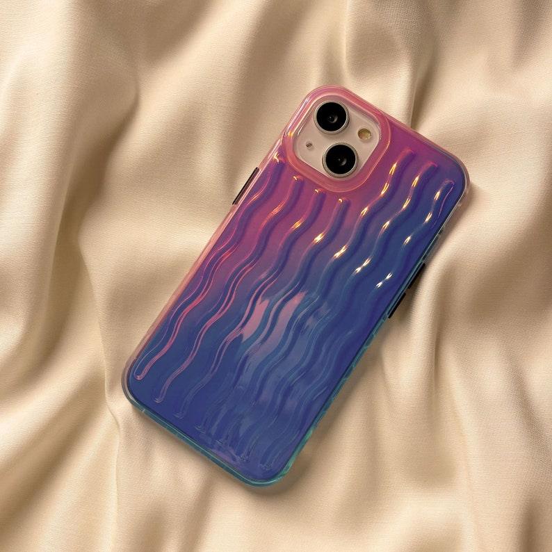 Laser Gradient Rainbow 14 Case Holographic iPhone 14 Pro Max 13 Pro Max case 13 12 Pro iPhone 11 - Decotree.co Online Shop