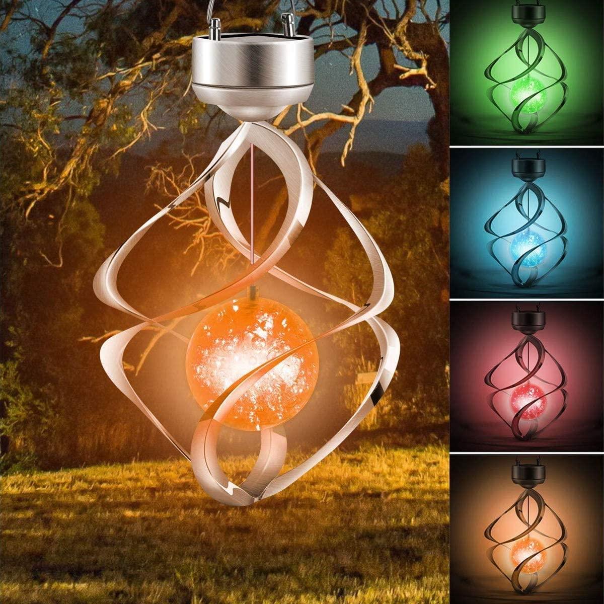 LED Color Changing Solar Revolving Wind Chimes âââ€?Add a Colorful Wind Chime to Your Place - Decotree.co Online Shop