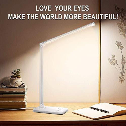 LED Desk Lamp, Eye-Caring Table Lamps, Natural Light Protects Eyes, 5 Modes, 10 Brightness Levels, Touch Control - Decotree.co Online Shop