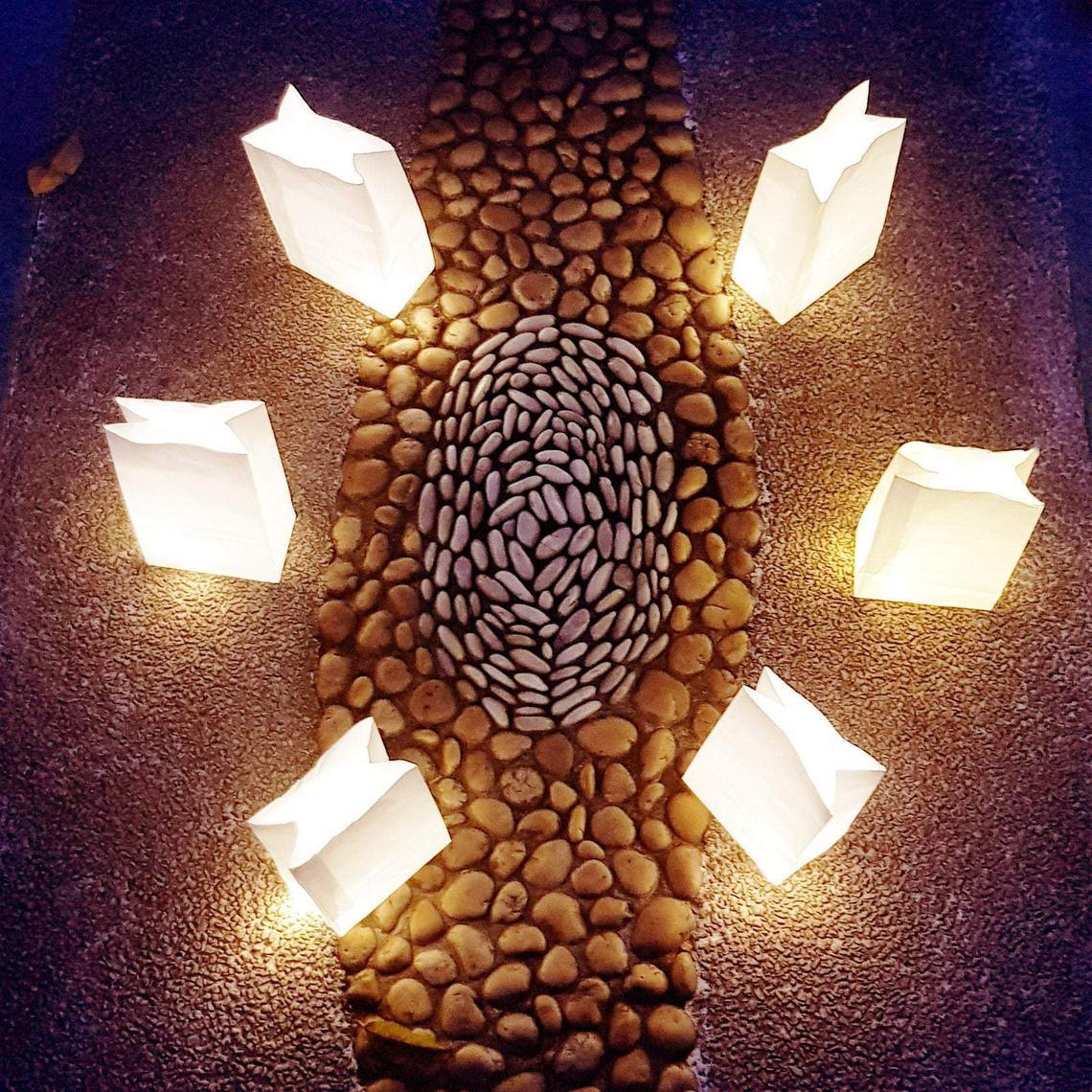 Led Luminaria 50Pcs Light Up Luminaries Warm White Luminary Candle Bags With Lights-For Wedding Aisle, Rustic Wedding Decorations - Decotree.co Online Shop