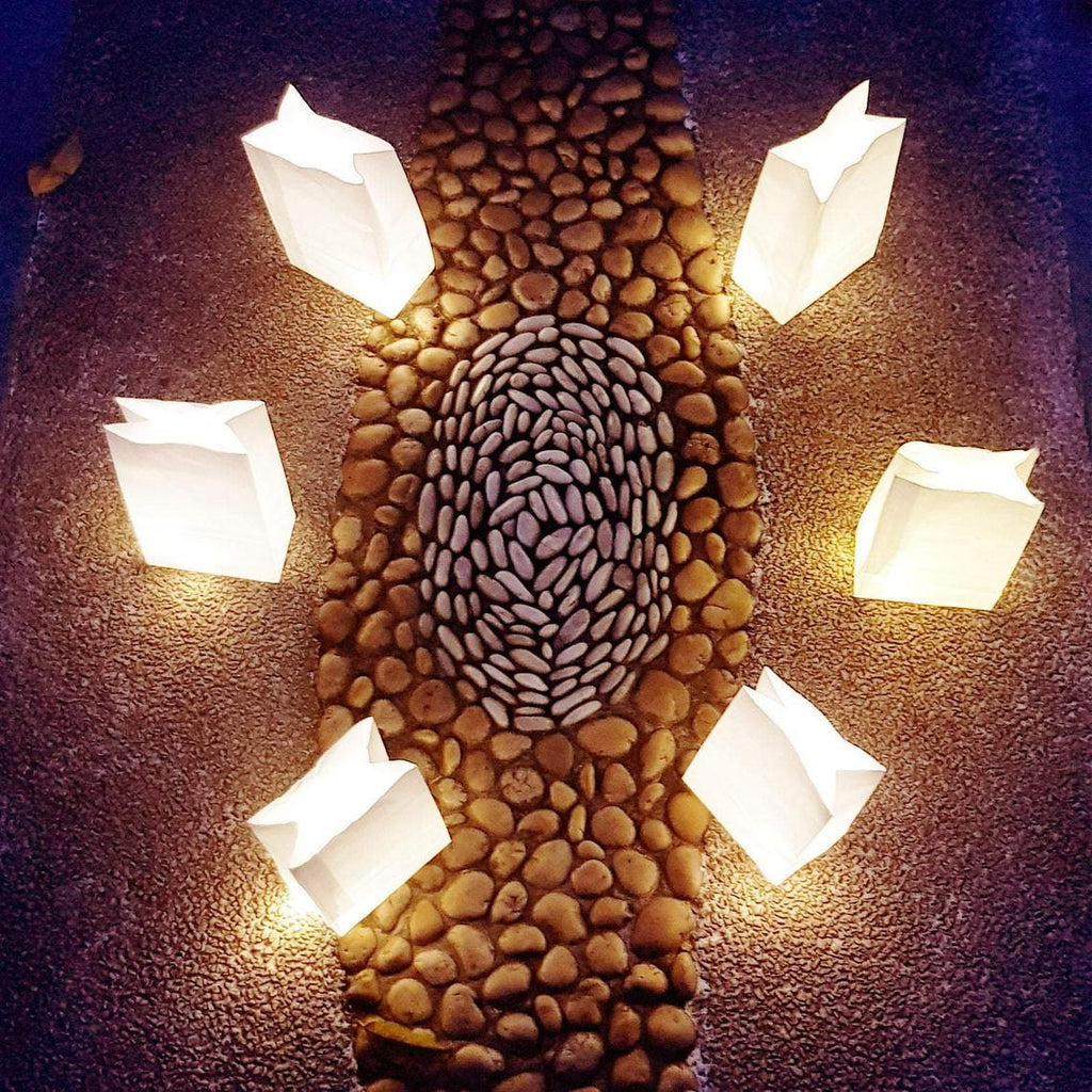 Led Luminaria 50Pcs Light Up Luminaries Warm White Luminary Candle Bags With Lights-For Wedding Aisle, Rustic Wedding Decorations - Decotree.co Online Shop