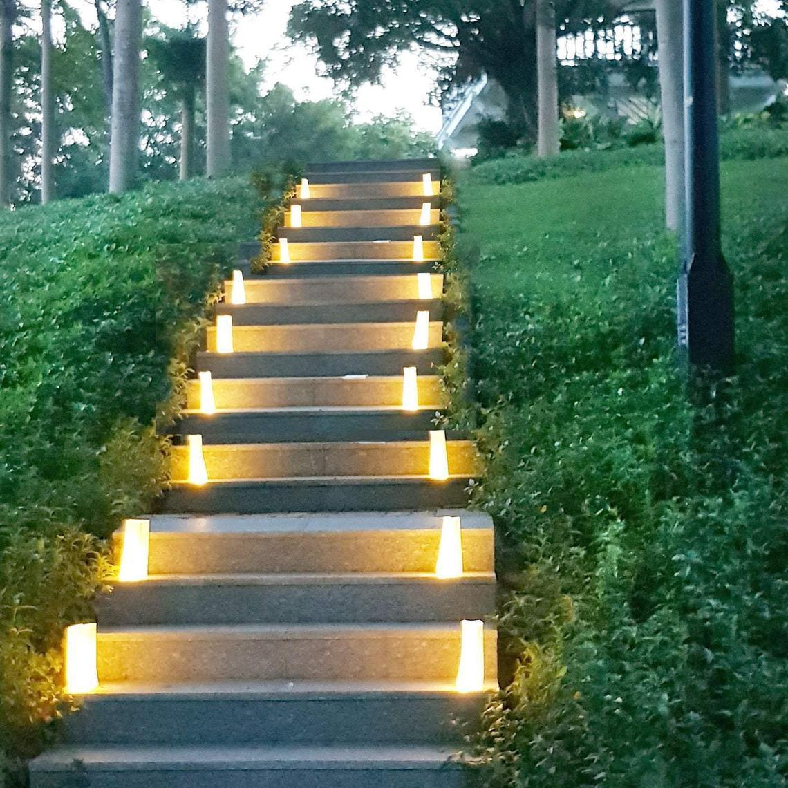Led Luminaria 50Pcs Light Up Luminaries Warm White Luminary Candle Bags With Lights-For Wedding Aisle, Rustic Wedding Decorations - Decotree.co Online Shop