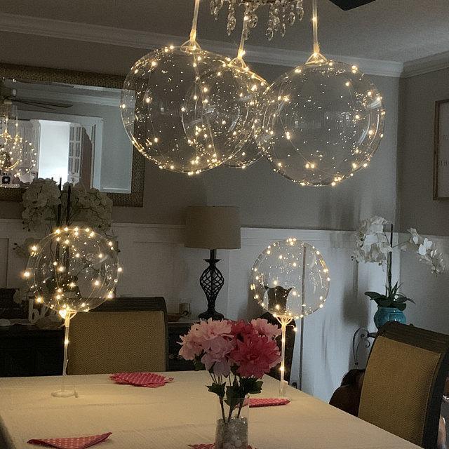 Led Clear Birthday Balloons Home Party Decor - Decotree.co Online Shop