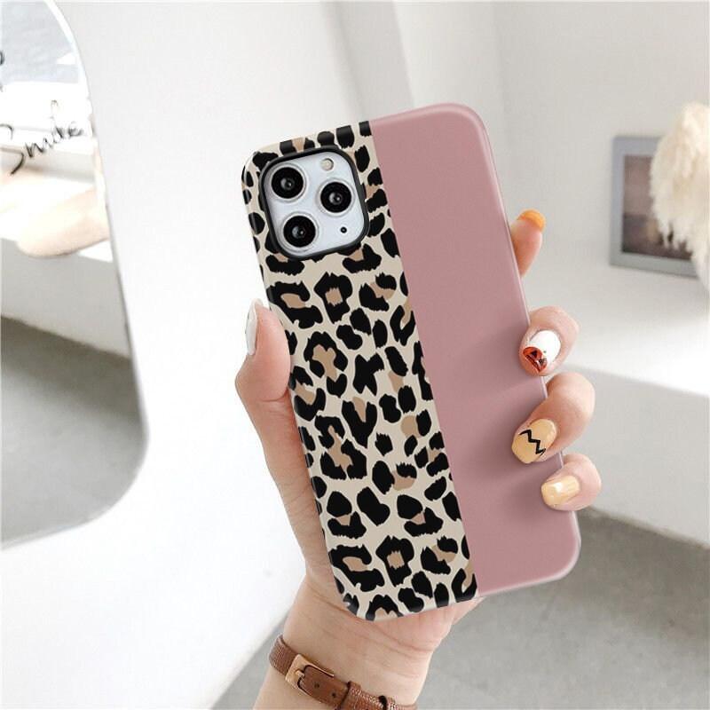 Leopard Print Phone Case iPhone 14 13 12 11 Pro Max case iPhone 13 12 mini case iPhone X XR XS Max - Decotree.co Online Shop